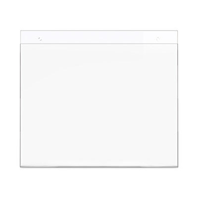Display & Organizer Accessories; Type: Classic Image Wall-Mount Sign Holder ; For Use With: Signs ; Color: Clear ; Material: Styrene Plastic ; Overall Width (Inch): 8-1/2 ; UNSPSC Code: 0055121908